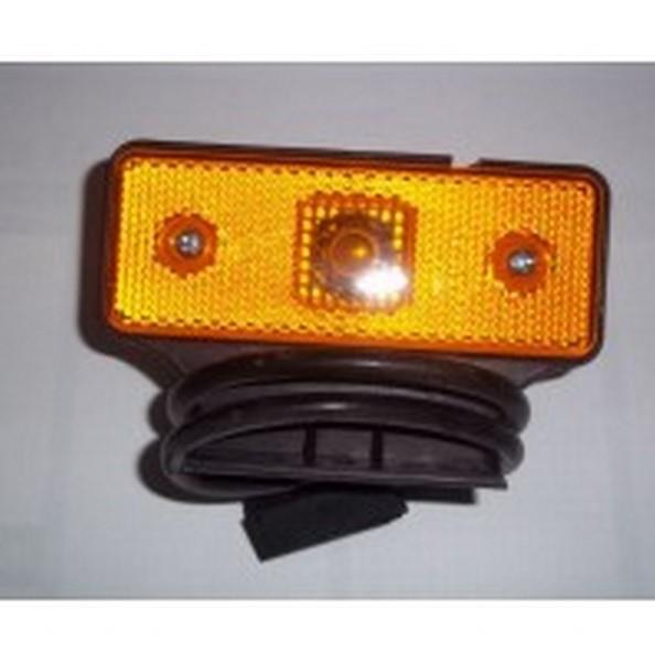 ÇERKEZ 24V YAN SİNYAL LAMBASI DORSE SİDE MARKER SARI (3 LEDLİ) HELLA TİPİ