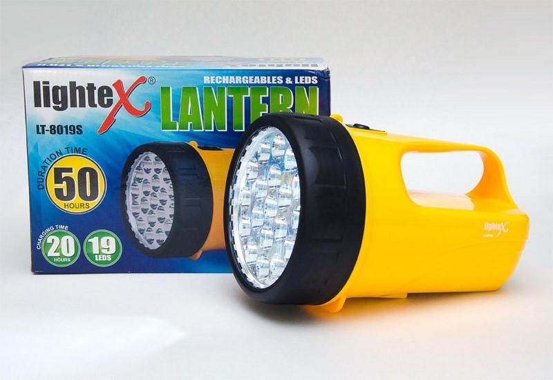 LIGHTEX EL FENERİ 19 LEDLİ (ASKILI) (ŞARJLI)
