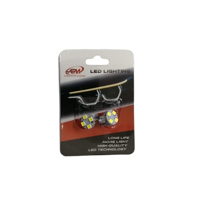 12V DİPSİZ AMPUL T10 (4 LEDLİ) BEYAZ (2 AD)