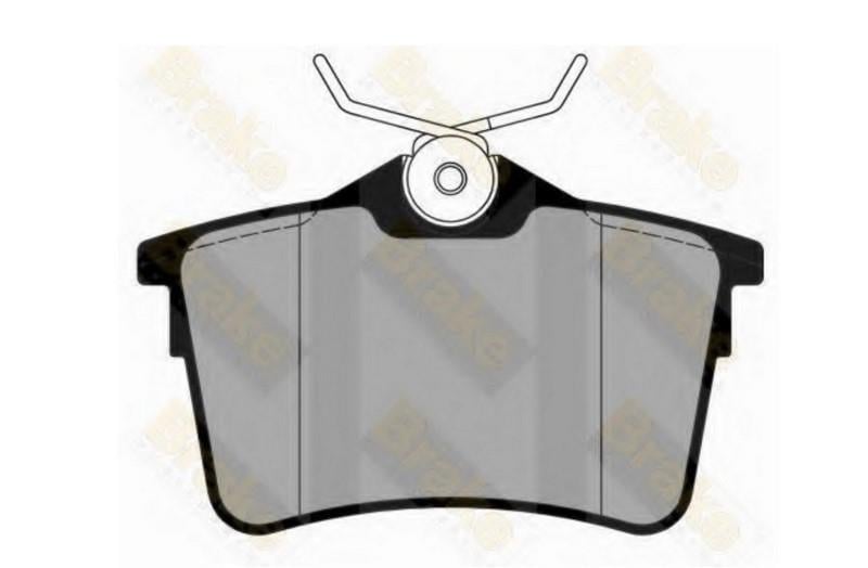 BOSCH ARKA FREN BALATASI CITROEN BERLINGO 2008 > PEUGEOT PARTNER TEPEE 2008 >
