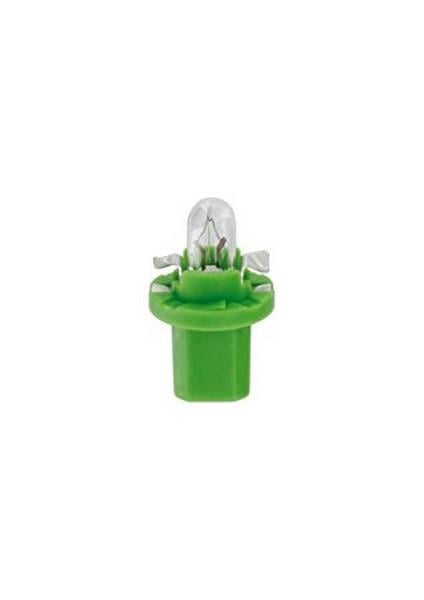 OSRAM 12V DUYLU GÖSTERGE AMPULÜ DİPSİZ 2W (KOYU YEŞİL) (8 MM)
