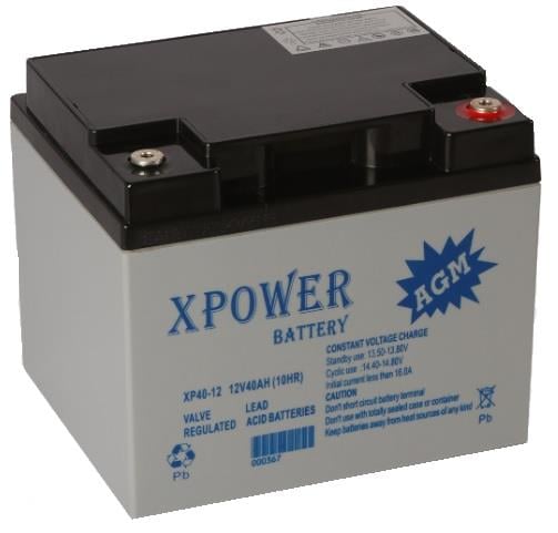XPOWER 12V 40 AH AKÜ KURU TİP (197*165*170)