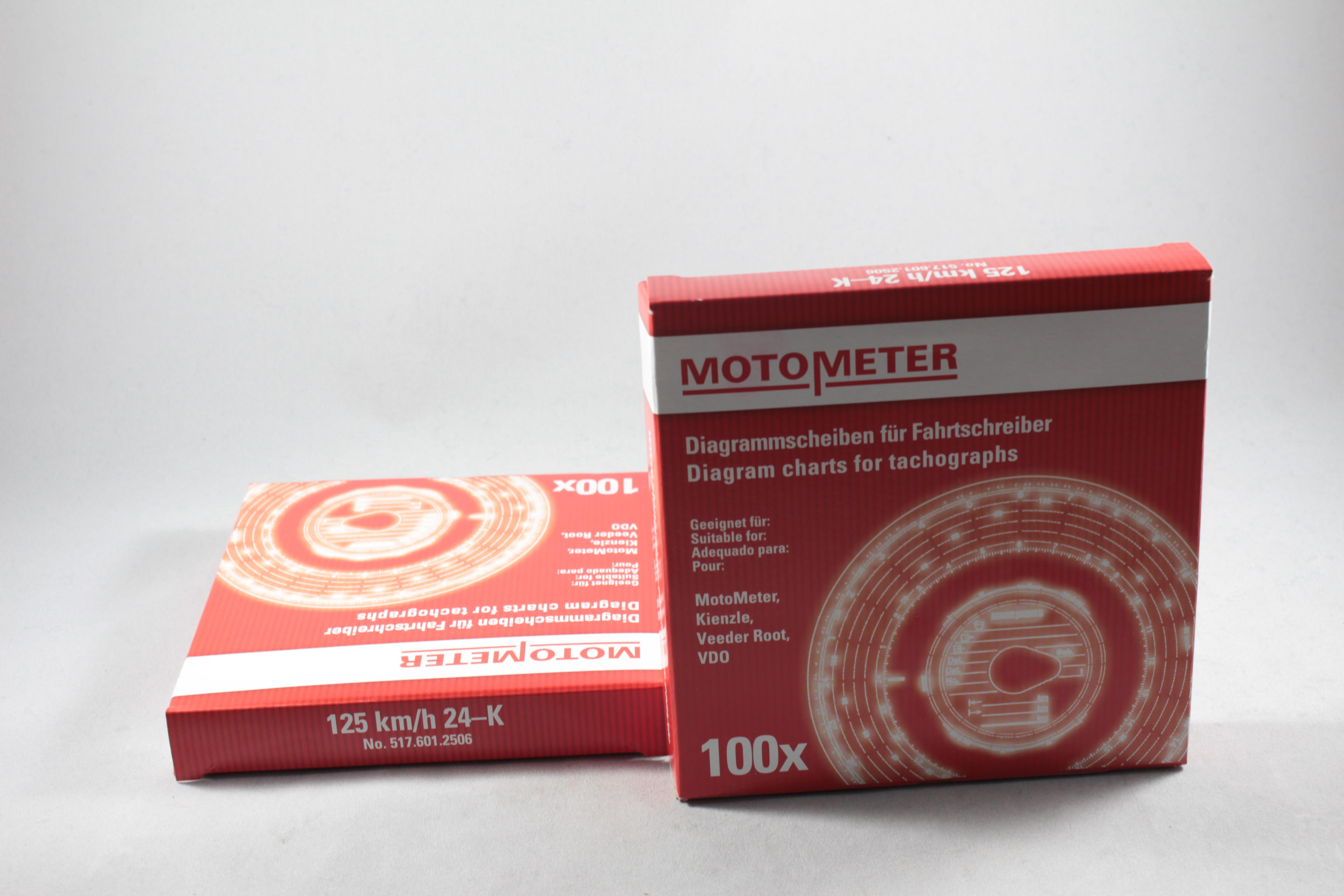 MOTOMETER TAKOGRAF KAĞIDI 125'LİK (100 AD)