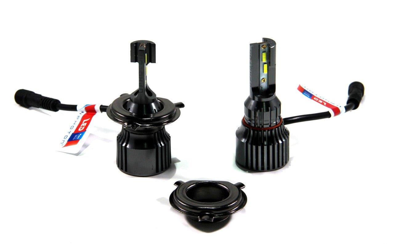 PHOTON 12V-24V H4 LED XENON FAR AMPUL SETİ 6500K 7000 LÜMEN CSP LED ULTIMATE