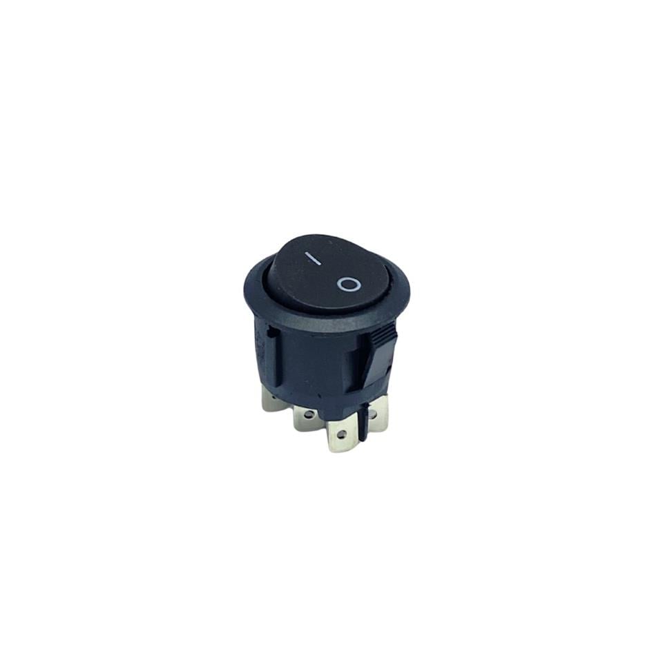 TUŞLU ANAHTAR YUVARLAK (20 MM) (6 FİŞ) (ON-OFF) 