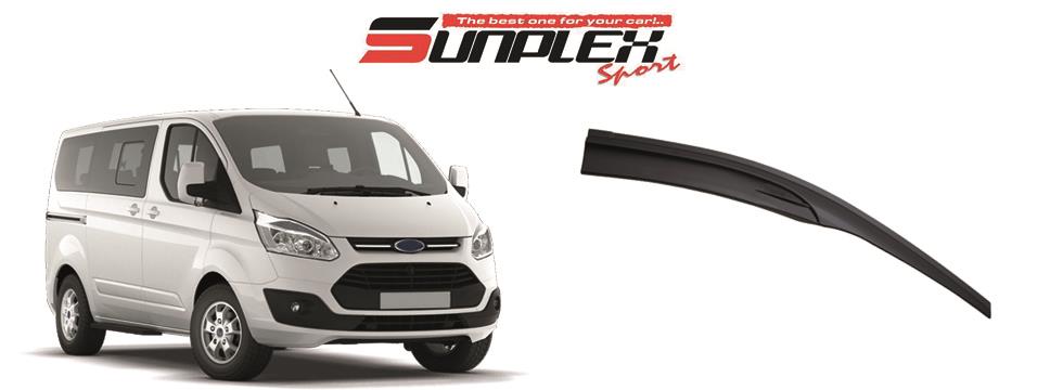 SUNPLEX CAM RÜZGARLIĞI MUGEN FORD TRANSİT CUSTOM 2014-2019  (2 AD)