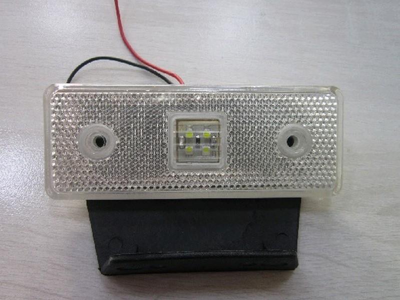 24V YAN PARK LAMBASI DORSE SİDE MARKER BEYAZ (4 LEDLİ)