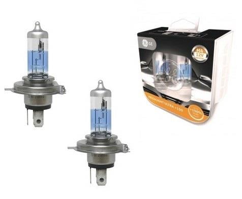 GE 12V H4 AMPUL 60/55W +%150 FAZLA IŞIK MEGALIGHT ULTRA (2 AD)