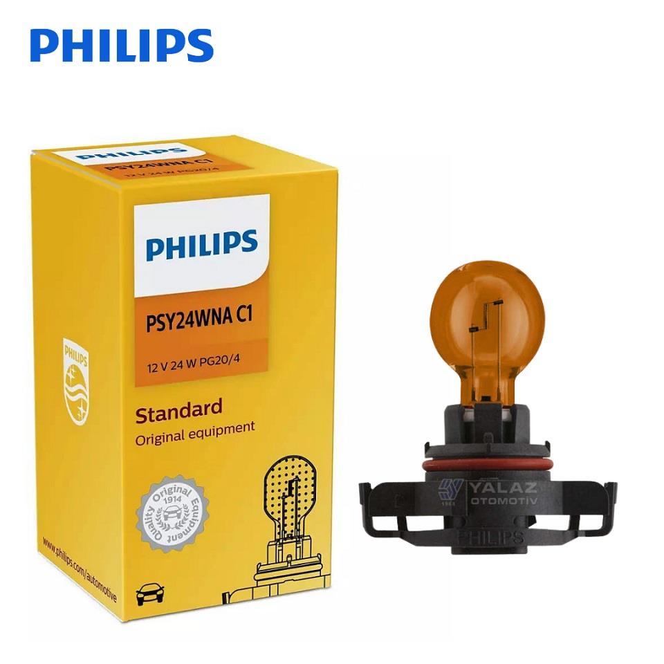 PHILIPS 12V SİNYAL AMPULÜ SOKETLİ SARI PSY24W