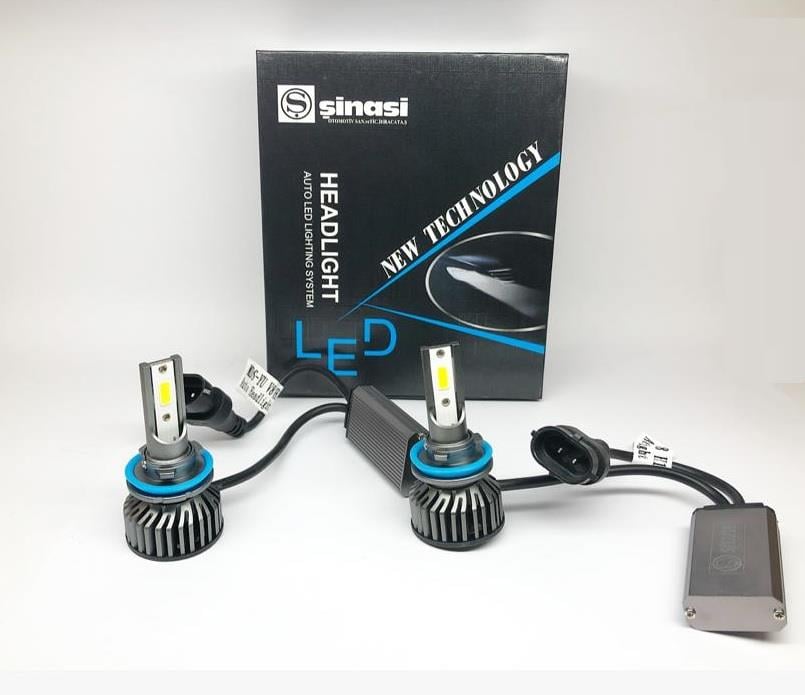 9V-32V H11 DOB LED XENON FAR AMPUL SETİ V8 CANBUS 6500K 8000 LÜMEN