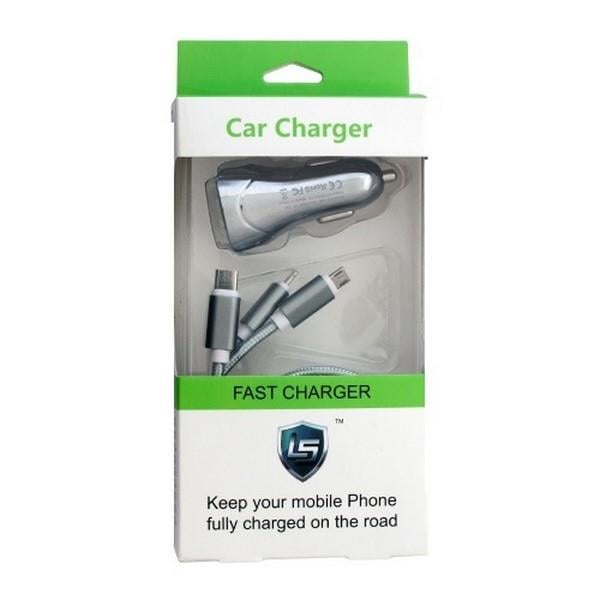 TELEFON ŞARJ CİHAZI ÇOKLU UÇ (USB) (KABLOLU)