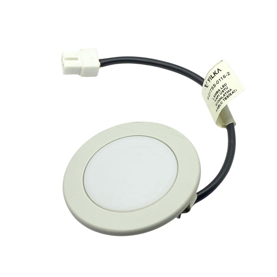 YILKA 24V SPOT TAVAN LAMBA LEDLİ YUVARLAK BEYAZ (75 MM)