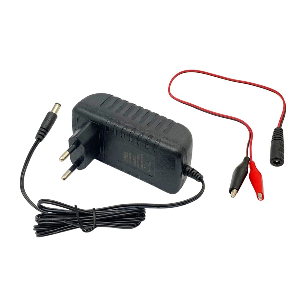 12V ŞARJ REDRESÖRÜ (AKÜ ŞARJ CİHAZI) (ADAPTÖRÜ) (OTOMATİK IŞIKLI 1 A)