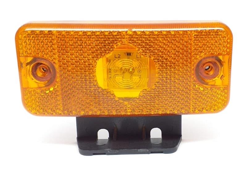 24V YAN SİNYAL LAMBASI DORSE SİDE MARKER SARI (4 LEDLİ)