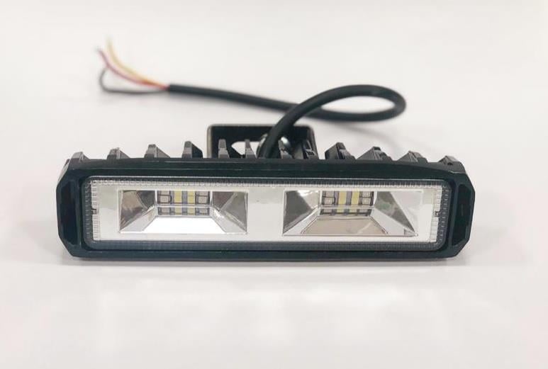 12V-80V ÇALIŞMA LAMBASI (8+8 LEDLİ) MAVİ-KIRMIZI ÇAKARLI (SİNYALLİ) (GÜNDÜZ SÜRÜŞ LAMBASI)