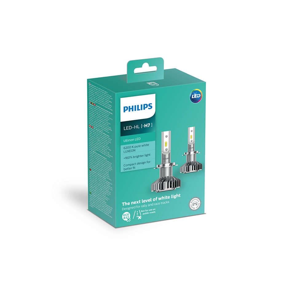 PHILIPS 12V H7 XENON LED FAR AMPUL SETİ 6200K CSP LED