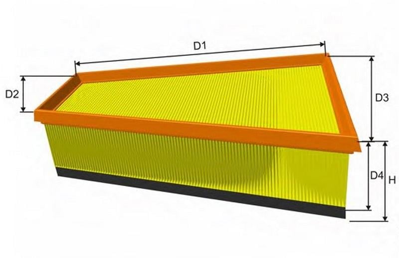 FRAM HAVA FİLTRESİ (ELYAFLI) RENAULT MEGANE III/FLUENCE/SCENIC III