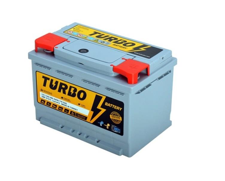 TURBO 12V 70 AH AKÜ EFB 630 A (EN) (START-STOP) (278*175*190)