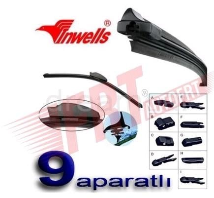 SİLECEK SÜPÜRGESİ 350 MM AEROTWIN (9 APARATLI)