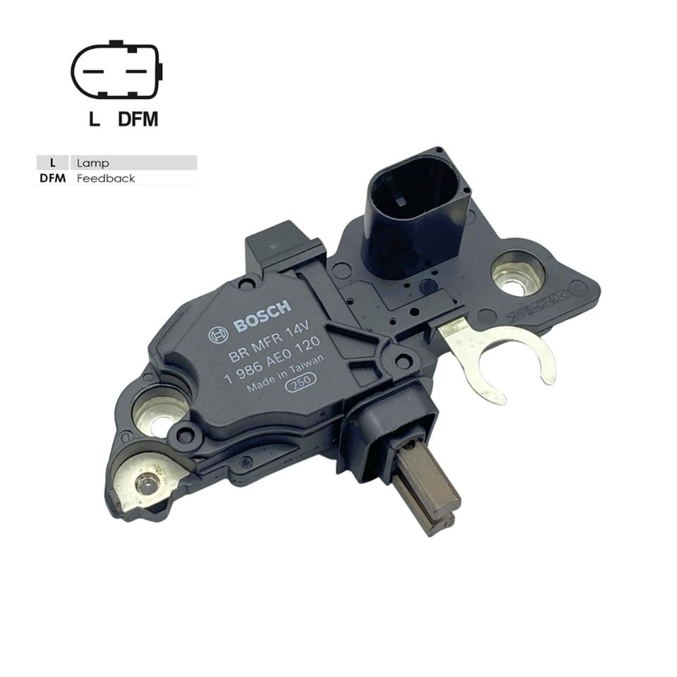 BOSCH 12V KÖMÜRLÜ KONJEKTÖR SOKETLİ F00M (L-DFM) AUDI-FIAT-MERCEDES-PORSCHE-SEAT-SKODA-VW TAIWAN