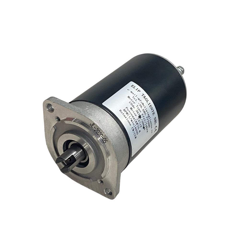 12V DC MOTOR EFEL-ISKRA TİPİ (0.8 KW 4500 DEVİR SAĞ-SOL DÖNÜŞ)
