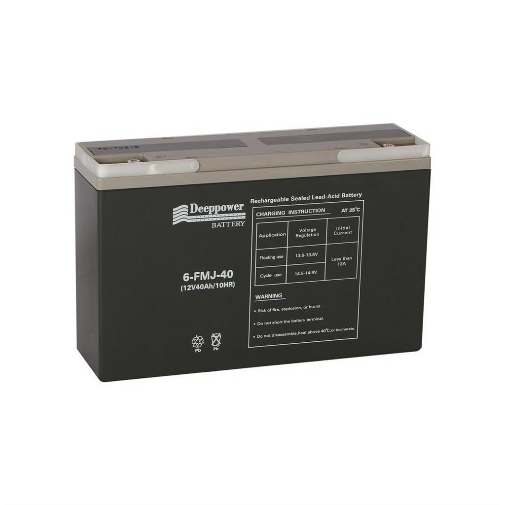 DEEPPOWER 12V 40 AH ELEKTRİKLİ BİSİKLET AKÜSÜ DEEP CYCLE (UZUN ÖMÜRLÜ) (265*80*170)