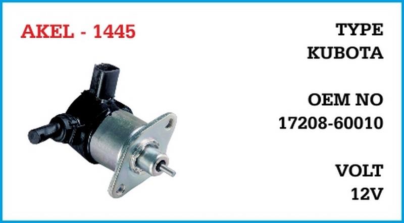 12V STOP SELENOİDİ KULAKLI SOKETLİ 2 FİŞ (KISA MİL)