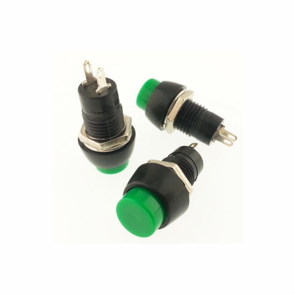 MİNİ BUTON PLS (KALICI) (ON/OFF) (10 MM) YEŞİL