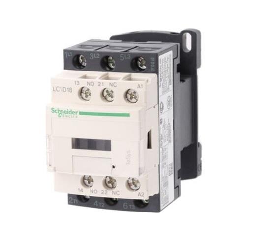 220V AC KONTAKTÖR (1NA+1NK) 18A 3 KUTUPLU 7.5W
