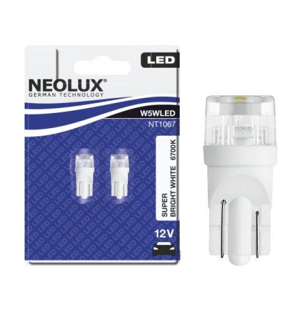 NEOLUX 12V DİPSİZ AMPUL T10 TEK LEDLİ 6700 (2 AD)