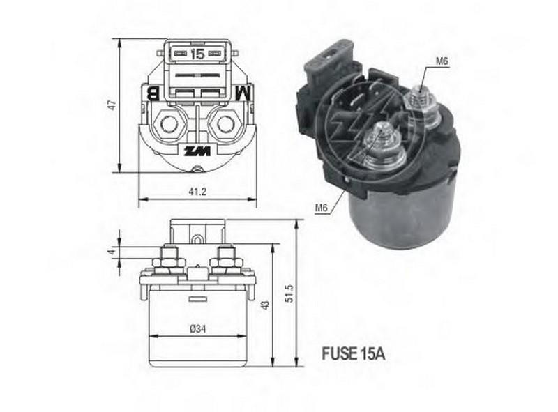 ZM 12V MARŞ YARDIMCI ARA OTOMATİK ATV-MOTOSİKLET