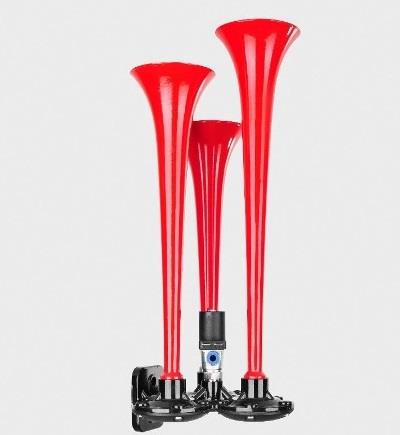 SEGER 24V 3'LÜ HAVALI KORNA DÜZ SES