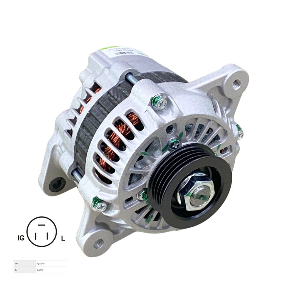 12V ALTERNATÖR DİNAMO MITSUBISHI TİPİ 50 A (3 FİŞ) (IG-L) CHEVROLET-PONTIAC-SUZUKI ALTO/SWIFT/VITARA