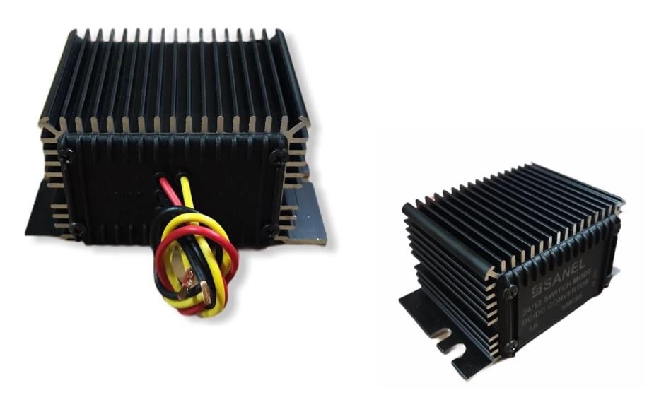 SANEL 24V>12V KONVERTÖR (VOLTAJ DÜŞÜRÜCÜ) 5 A/60 W