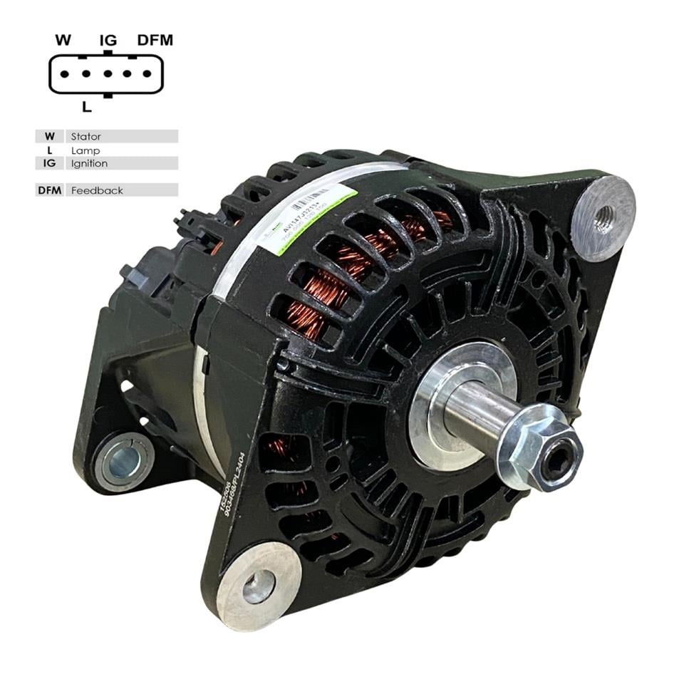 24V ALTERNATÖR DİNAMO PRESTOLITE TİPİ 120 A (5 FİŞ SOKETLİ) (W-L-IG-.-DFM) NEW HOLLAND