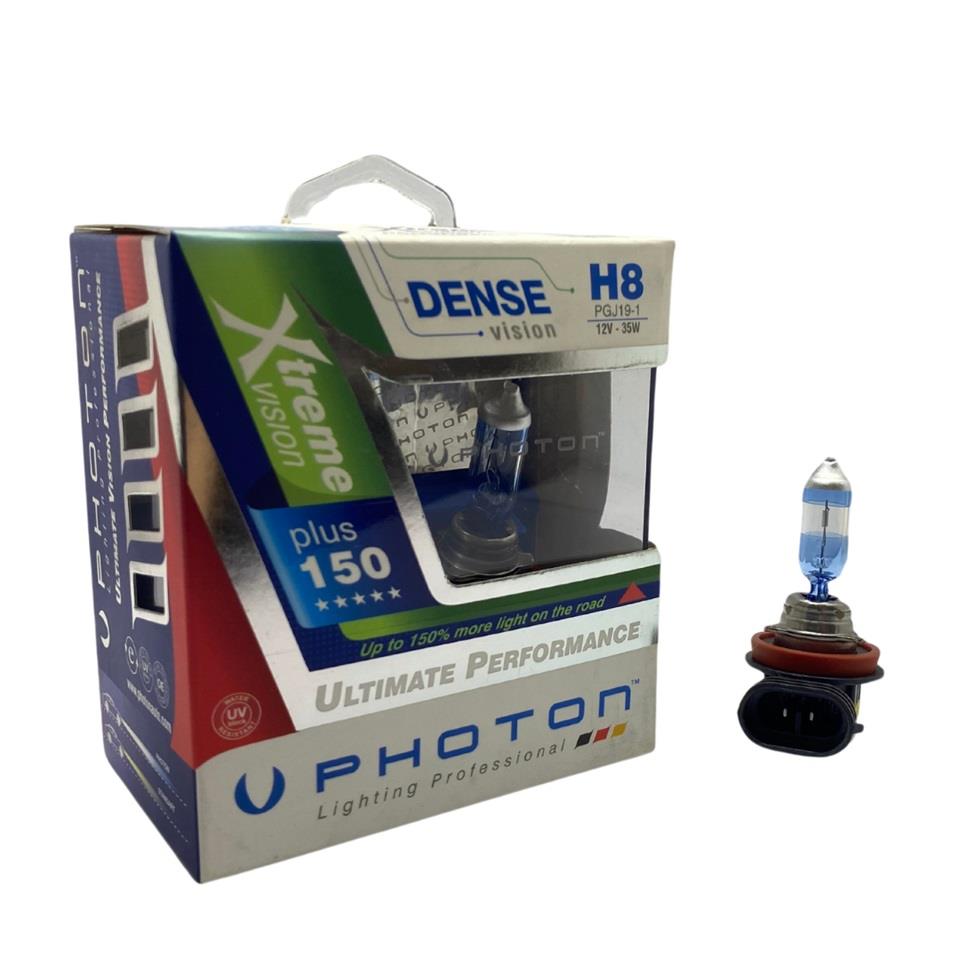 PHOTON 12V H8 AMPUL 35W X-TREME VISION +%150 FAZLA IŞIK (2 AD)