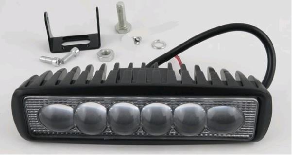 12V-80V ÇALIŞMA LAMBASI/OFF-ROAD İNCE TİP MERCEKLİ (6 X 3W POWER LEDLİ) (160*45 MM)