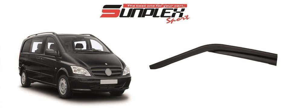 SUNPLEX CAM RÜZGARLIĞI MUGEN MERCEDES VITO 2004-2014 (2 AD)