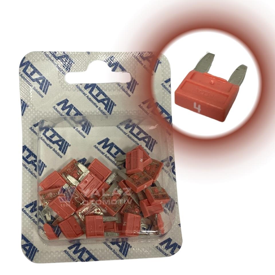 MTA MİNİ BIÇAK SİGORTA 4 A (25 ADET) (11*16 MM)