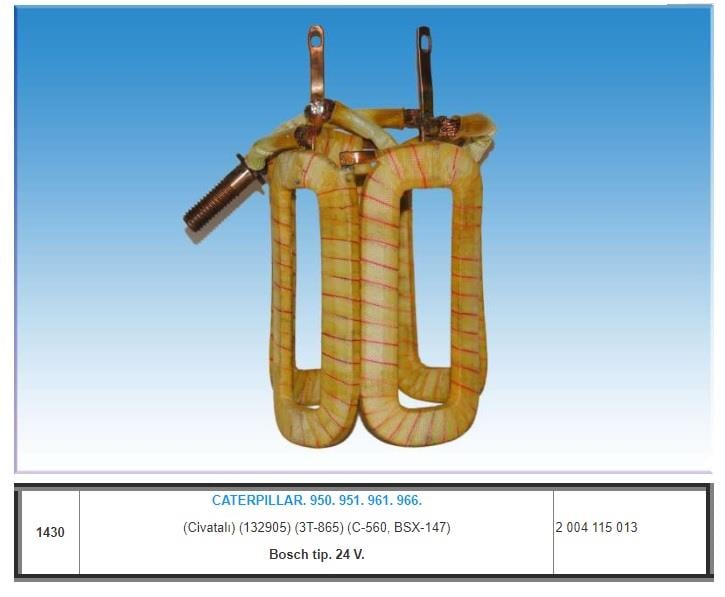 CAT.24V MARŞ YASTIĞI BOSCH TİPİ
