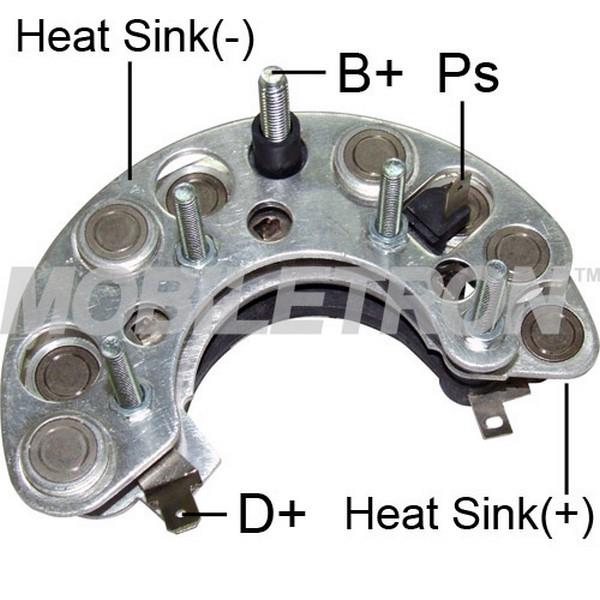 DİYOT TABLASI  PAL TİPİ (5 CIVATA) SKODA FORMEN/FAVORIT/FELICIA 
