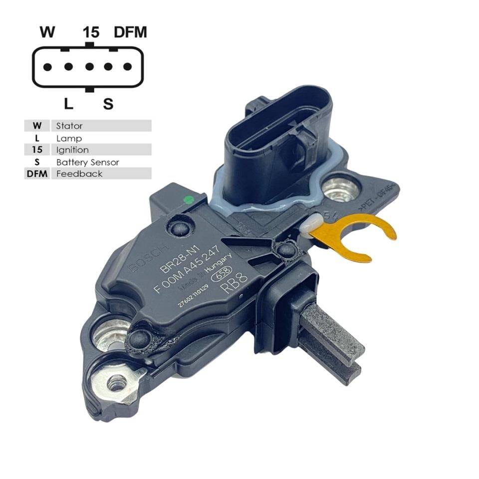 BOSCH 24V KÖMÜRLÜ KONJEKTÖR F00M (W-L-15-S-DFM) DAF-VOLVO
