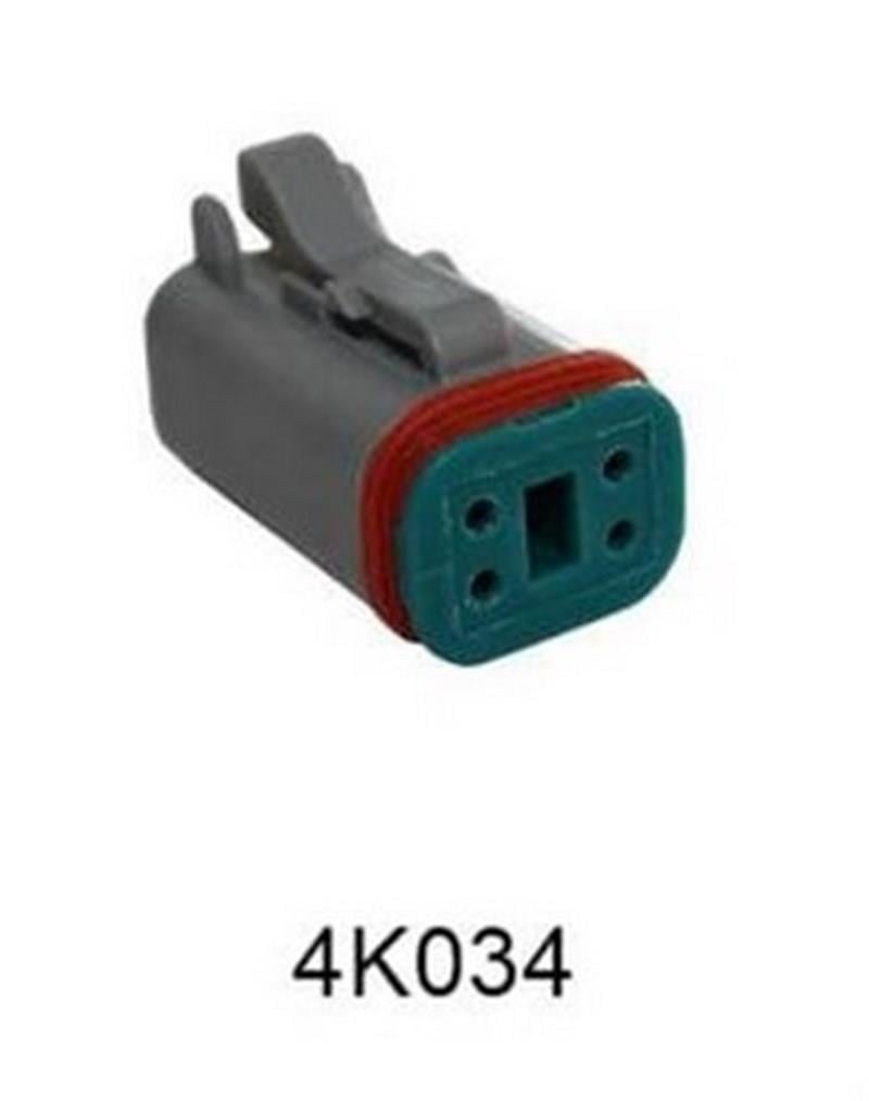 DEUTSCH KONNEKTOR DİŞİ (4 FİŞ) (KABLOSUZ) İŞ MAKİNASI