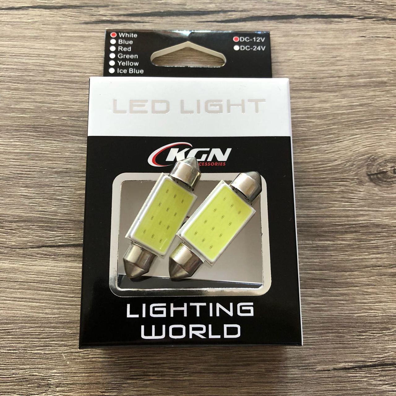 12V SOFİT AMPUL COB LED BEYAZ (40 MM) (2 AD)