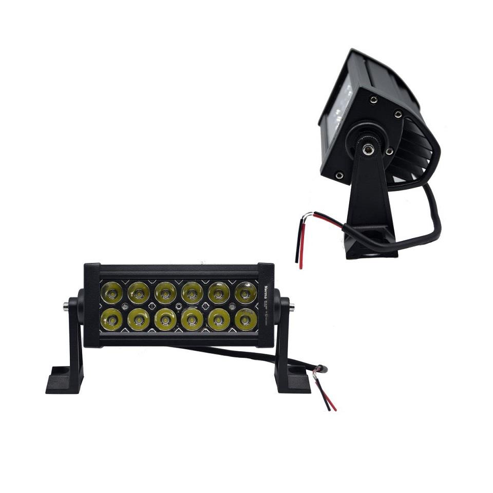 12V-24V LED BAR OFF-ROAD (12 LEDLİ) 36W ÇİFT SIRA (20 CM) BEYAZ