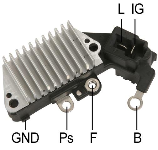 12V ALTERNATÖR KONJEKTÖR (2 FİŞ) (L-IG) DAIHATSU CHARADE-KOMATSU FORKLİFT-TOYOTA FORKLİFT