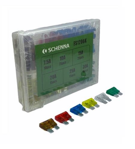 BIÇAK SİGORTA KARIŞIK (7.5 A*10 A*15 A*20 A*25 A*30 A) (100 AD) (19*19 MM)