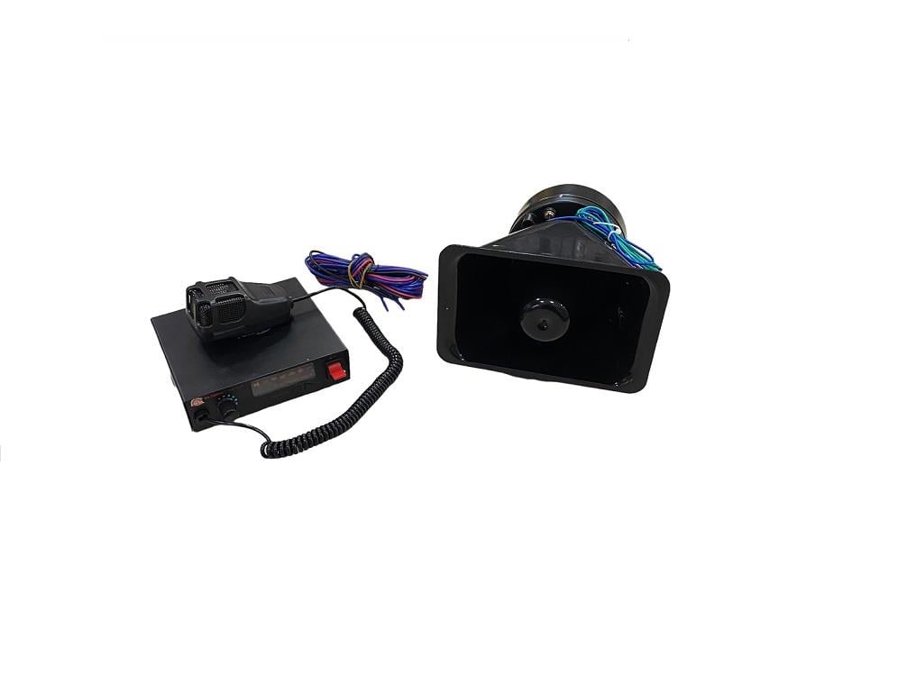12V PROFESYONEL ELECTRONIC SİREN MEGAFONLU 3 SESLİ 100 W