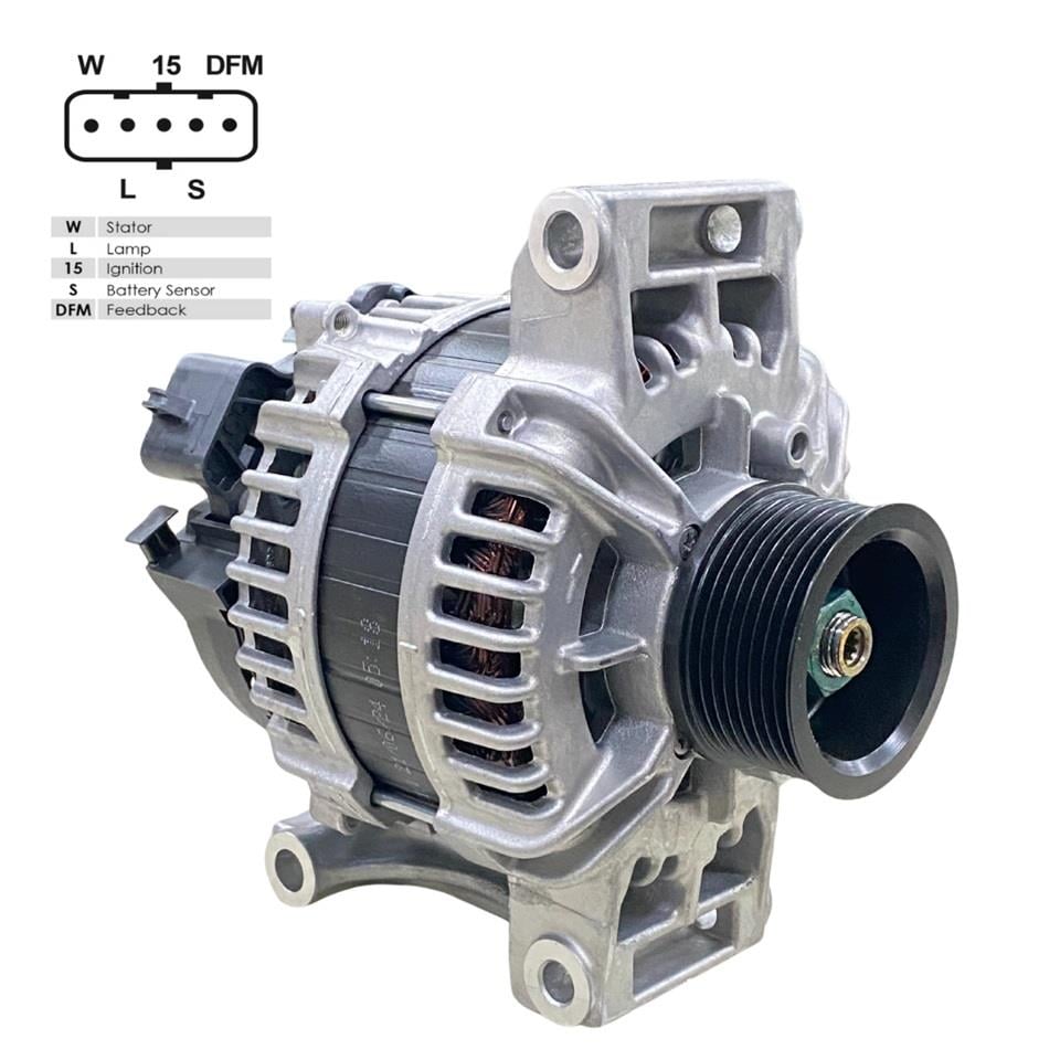 SEG 24V ALTERNATÖR DİNAMO 150 A (5 FİŞ SOKETLİ) (W-L-15-S-DFM) MERCEDES KAMYON-OTOBÜS