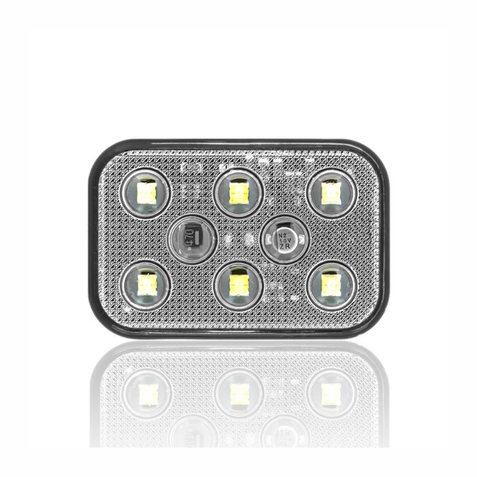 SANEL 10V-30V İKAZ LAMBASI ÇAKARLI 6-LEDLİ YAPIŞKANLI 3M BANTLI SU GEÇİRMEZ BEYAZ (60*40 MM)